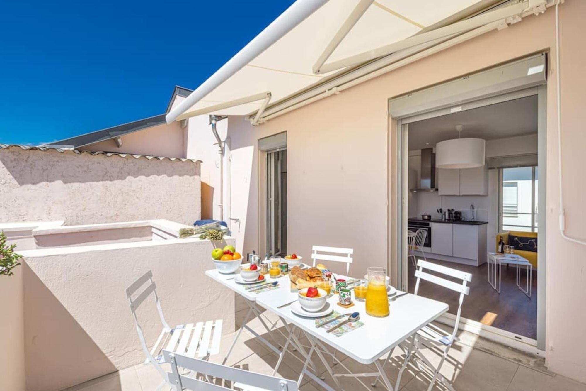 Spitalieri- Sunny Terrace With View -New Apartment Nizza Kültér fotó